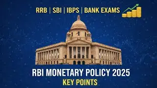 RBI Monetary Policy 2025 Explained | Repo Rate, GDP, CPI | Bank Exams #ibpsrrbmains #rbiexams 
