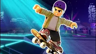 Splash Skate and Music | Scooter moves and tricks (roblox)