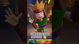 December 2024 Gold Pass Queen Skin Animation🫡in Clash of clans #clashofclans #cocshorts #shorts