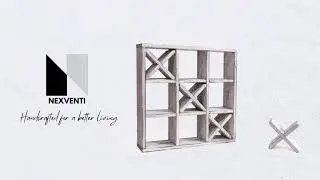 NEXVENTI Tic Tac Toe Toilet Paper Holder (Farmhouse Rustic White) Assembly Guide 2021
