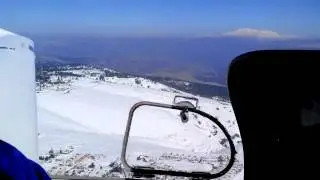Flight over snowy Safed  - part 2
