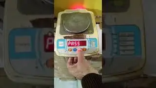 CALIBRATION OF JEWELLERY SCALE (GEM MODEL)