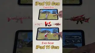 iPad 10 Gen vs iPad 11 Gen 😈 Cupid Scar vs Evo Scar vs S22 vs S23 vs S24 #shorts #freefire #iphone