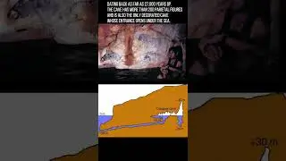 Palaeolithic decorated cave🌍 #shorts