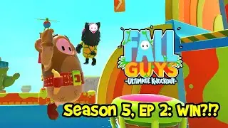 WIN?! FALL GUYS SEASON 5 Gameplay! Funny Moments & Fails Episode 5-2! (Fall Guys: Ultimate Knockout)