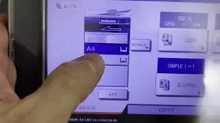 Elegir bandeja de papel copiadora multifunci&oacute;n Toshiba e-Studio 206L/256/306/356/456/506