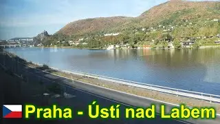 Trains in Europe, Czech railways. Riding from Praha to Ústí nad Labem (поезда в Чехии)