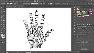 How to Fill a Shape with Text in Adobe Illustrator