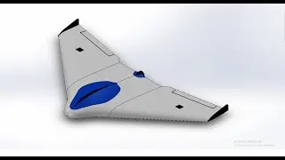 Design of Outer body of Drone in Solidworks