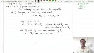 Z_n is a field iff n is a prime number | Abstract Algebra