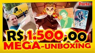 SUPER UNBOXING DE MANG&Aacute;S GIBIMANIA, GARANTINDO O SAL&Aacute;RIO DO CARTEIRO! ULTRABOX R$1500,00  PARTE 1