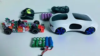 Remote control Side-driving sci-fi car with lights vs Racing car Unboxing &Testing @RCTypetv