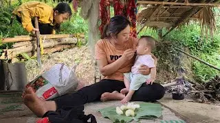Moangsinglemother The single mother found temporary housing