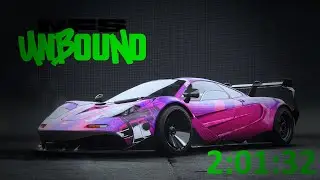 Need for Speed Unbound - Any% no DLC Speedrun in 2:01:32
