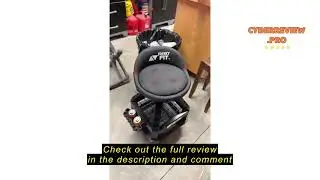 Review FreekyFit Shop Stool with Backrest for Garage Chairs &ndash; DO02 Heavy Duty Rolling Pneumatic Cree