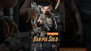 Han pig Solo PIG HEROES №78  #starwars #space #disney #animation #jedi #themandalorian #clonewars