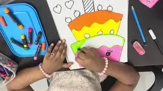 How to Draw a Cake | Cake Drawing Easy 🎂 | Birthday Cake Drawing #krishmacraft