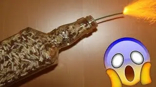 Match Experiments!!! GLASS BOTTLE vs PLASTIC BOTTLE
