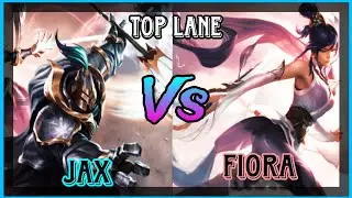 Wild Rift Best Fiora vs Jax - anda dormido | Baron lane Gameplay Seasson 14