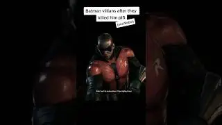 Batman Villians after they killed him  | #shorts #batman #arkhamknight #robin robin