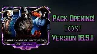 MK Mobile Earth Elemental And Protector Pack Opening In iOS 16.5.1