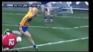 Anthony Nash Free  All Ireland Final Replay  Clare v Cork 2013
