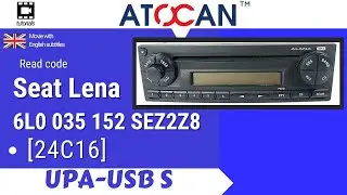 SEAT LENA 6L0 035 152 SEZ2Z8 [24C16] - Read code by UPA USB-S