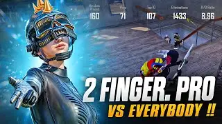 FASTEST 60 FPS 2 FINGER PLAYER | IPHONE XR PUBG TEST | PUBG MOBILE