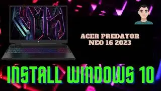 Install Windows 10 on Predator Neo 2023 Short Video #vlog #laptop #gaming