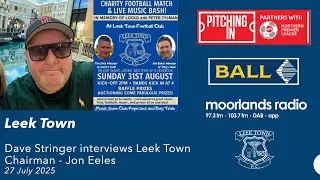 Dave Stringer of Moorlands Radio Sport catches up with Leek Town Chairman