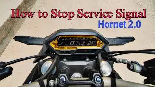 How to Stop service reminder indicator icon Hornet 2.0 || Hornet 2.0 Service Indicator ||