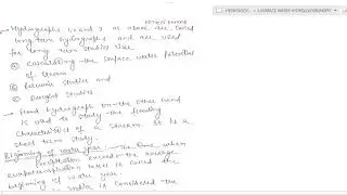 HYDROGRAPH, TYPES OF HYDROGRAPHS, DETERMINATION OF RUNOFF (CH-3 PART 5)
