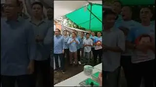 Kunjungan dua kakak prabowo di Langowan #fypシ゚viral #pulkam #prabowogibran2024 #langowan #minahasa