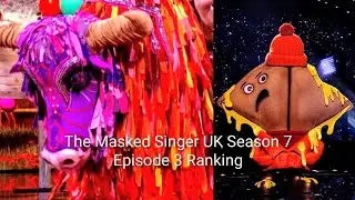 The Masked Singer UK Season 7 Episode 3 Performance Ranking