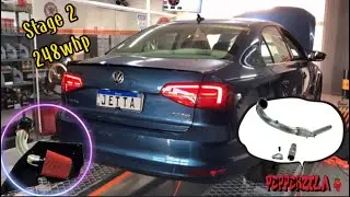 Jetta 2.0 tsi - 211whp - Remap, Downpipe e Intake para 248whp