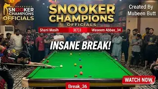 Snooker Deciding Frame Drama 😨| Shani Masih vs Waseem Abbas | Snooker Semi Final Match #snooker #99k