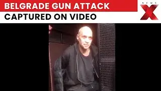 Belgrade Shooting: Police Video Shows Suspect Targeting Man Outside Parliament Tent