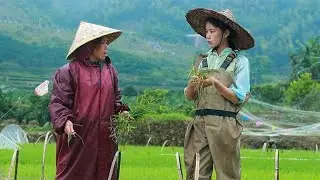 In the countryside, farming is a timeless theme, as well as a source of happiness