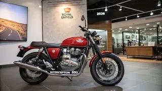 Представлен новый Royal Enfield Interceptor 650 2026 года! Усовершенствованный ретро-родстер! 🔥🏍️...