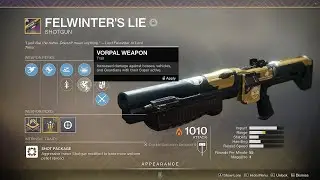 Destiny 2: Felwinter's Lie Shotgun is OP but Crazy Fun! Hunter PvP Gameplay (Crucible Control)