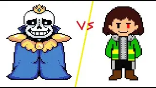 historyshift sans vs historyshift chara|pivot animator