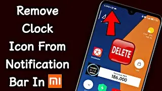 Clock Icon Kaise Hataye | Remove Clock Icon From Status Bar | Clock And Alarm Icon