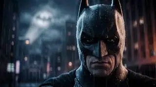 5H Batman: The Dark Knight Ambience. (Gotham City Rain & Drone) - Deep Focus