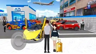 New Car Wash to Airport Journey 🚗✈️ - 3dDriving Class android game || Car Game #gameplay #cargame