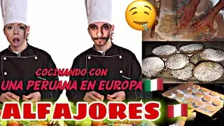 MIS PRIMEROS ALFAJORES EN ITALIA - DULCES EN CUARENTENA - UNA PERUANA EN EUROPA