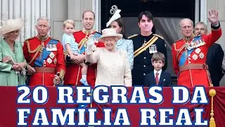 20 REGRAS DA FAMÍLIA REAL BRITÂNICA INACREDITÁVEIS | Casos Marcantes