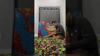 I don&rsquo;t know about you, but at 25 year old building cube art is now considered a hobby&hellip; #diy #artist