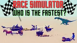 Who is the Fastest Unit? TABS RACE  Totally Accurate Battle Simulator - TABS