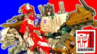 Transformers Bruticus 100 Step Combiner Wars Decepticon Robot Review Build & Fight