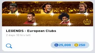 LEGENDS - European Clubs Box Draw Pack Open || All Legends & Black Ball Players || PES 2020 Mobile||